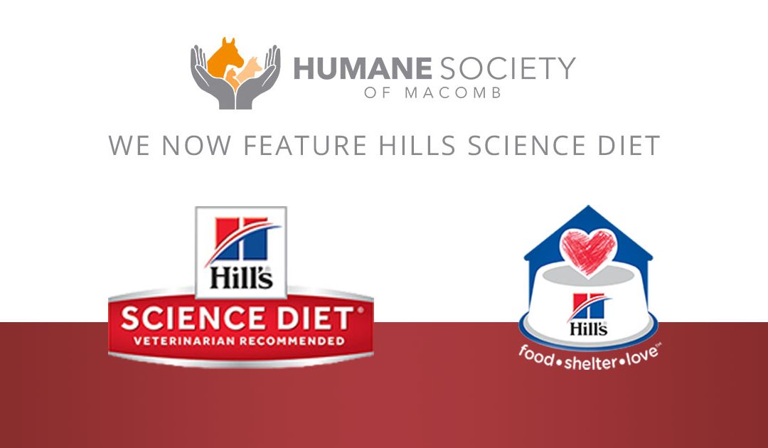 “Hill’s Food, Shelter & Love” Partnership Will Provide Consistent Diet for Animals