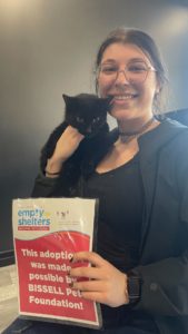 Annabelle found a home during Bissel's Empty the Shelters Adoption Event!