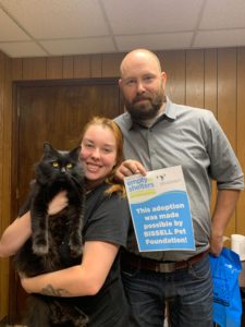Midnight was adopted during Bissell's summer empty the shelters event!